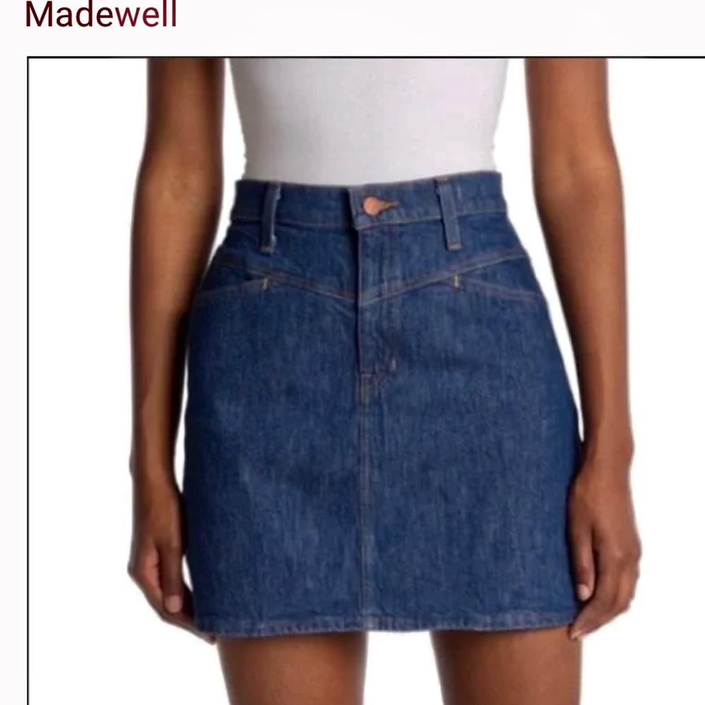 NWOT madewell Jean skirt size 26